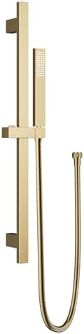 Stainless Steel Adjustable Shower Slide Bar Set with 3 Spray Modes