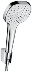 Hansgrohe Croma Select E Handheld Showerhead with 1Jet and Chrome White Finish