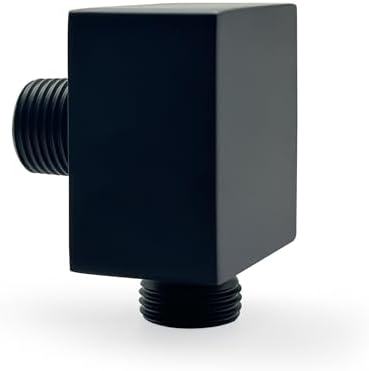 BEIYI Wall Supply Elbow Matte Black Square