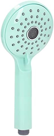 High-Pressure Shower with 2 Spray Modes and Mint Green