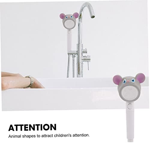 Handheld Shower Cartoon Animal Design Durable Easy-to-Use