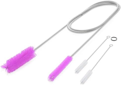 72 Long Powerful Drain Cleaner Brush in Purple