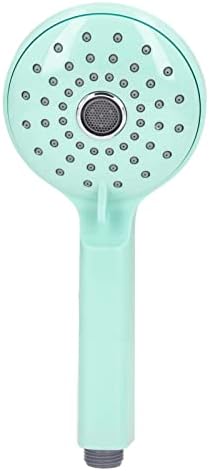 High-Pressure Shower with 2 Spray Modes and Mint Green