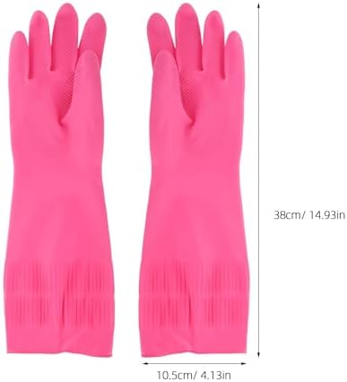 LUOZZY 2-Piece Reusable Waterproof Cleaning Gloves