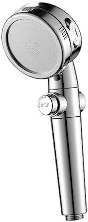 WOONEKY 1pc Handheld Shower Pressure Boosting with Spray Settings Easy to Install
