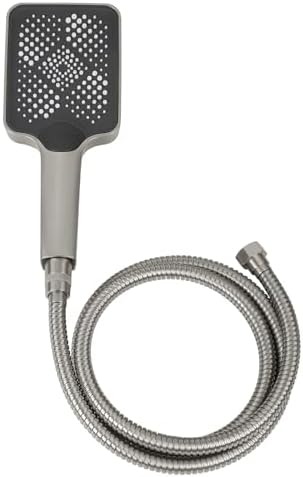 Woindo Rectangle Handheld Shower with Hose Brushed Nickel 1
