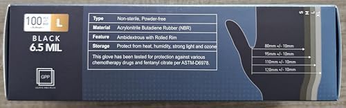 Durable Nitrile Gloves for Chemical Use