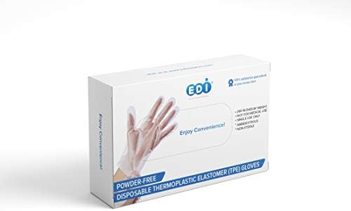 EDI Stretchable Plastic TPE Gloves 200PCS