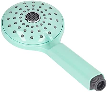 High-Pressure Shower with 2 Spray Modes and Mint Green