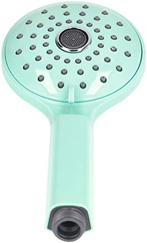High-Pressure Shower with 2 Spray Modes and Mint Green