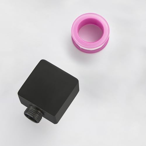 BEIYI Wall Supply Elbow Matte Black Square