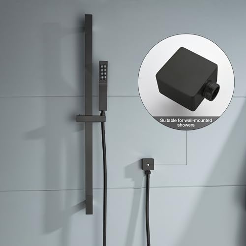 BEIYI Wall Supply Elbow Matte Black Square