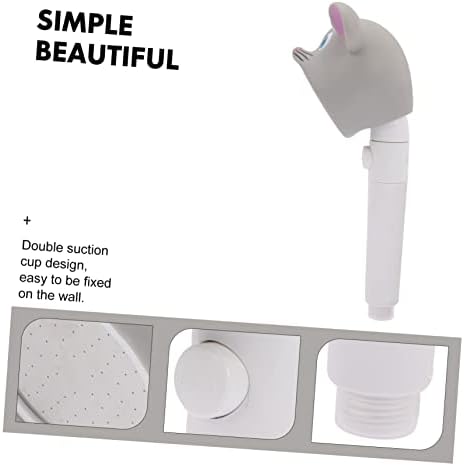 Handheld Shower Cartoon Animal Design Durable Easy-to-Use