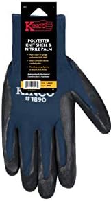 Kinco Polymer Knit Shell Nitrile Palm Gloves Extra Large