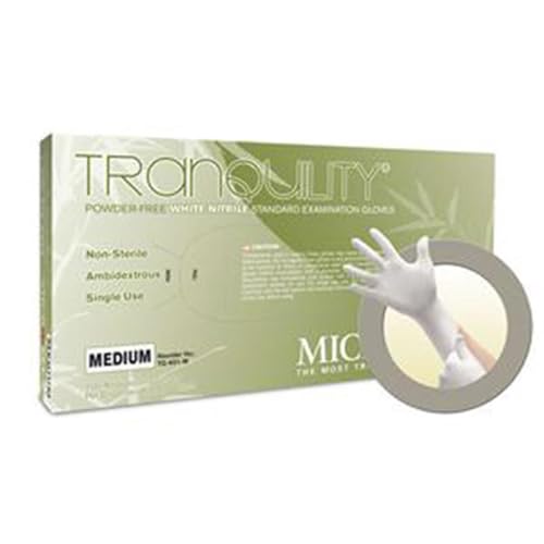 Safe Hands Soft White Nitride Gloves for Extra Comfort