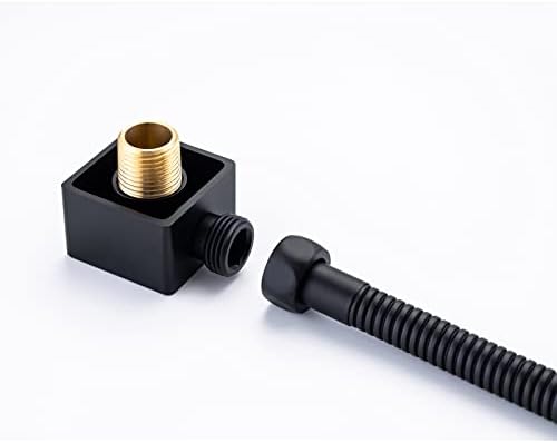 Pattlye Brass Shower Slide Bar Matte Black