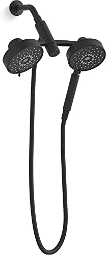 2-in-1 shower kit Full Coverage Spray Matte Black