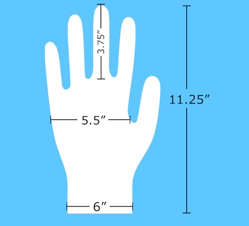 Daxwell Gloves FDA-Compliant Extra Large reliably protecting your hands