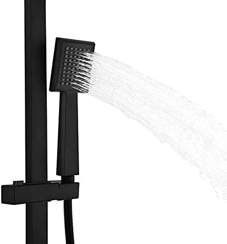 ZCSMTZ Slim and Ergonomic Handheld Shower Head - Cool Black