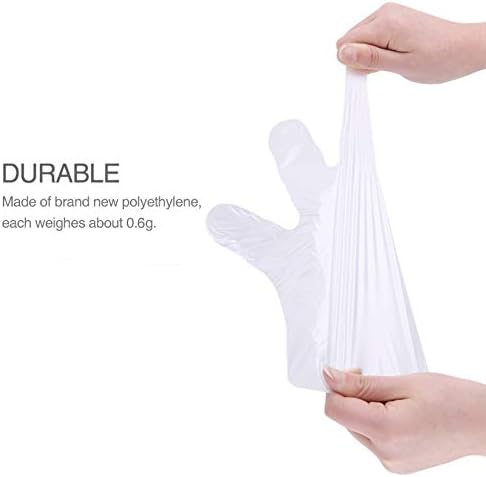 Lovenjoy Eco-Conscious 500PCS Clear Disposable Gloves Perfect for Daily Use