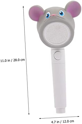 Handheld Shower Cartoon Animal Design Durable Easy-to-Use