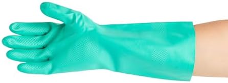 Professional Heavy-Duty Cleaning Gloves with Soft Flock Liner 10 Pairs