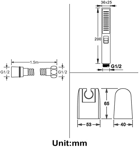 Blending Style and Function with LASEVEs irrigating Handheld shower Head
