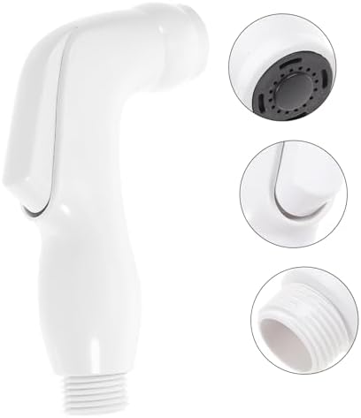 Angoily Handheld Bidet 21cm White ABS Bathroom shower sprayer