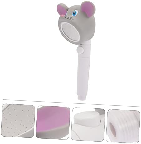 Handheld Shower Cartoon Animal Design Durable Easy-to-Use