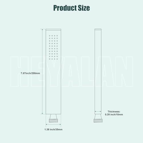 High-Pressure Handheld Shower Wand