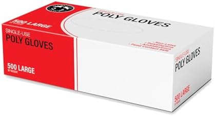 Hercules Industries Poly Glove 500 Ct