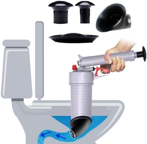 Powerful Sink Plunger with 4 Powerful Suckers
