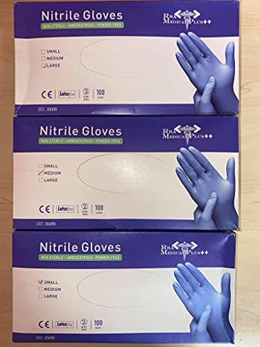 RSA Medical Plus Nitrile Gloves