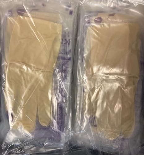 Sterile Latex Gloves Size 65-10 20 Pieces Food Safe