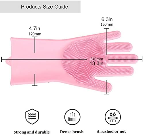 Reusable Cleaning Gloves for Kitchen Bathroom Cleaning