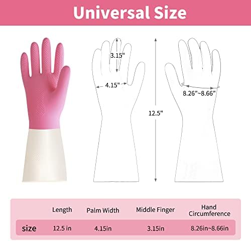 BOOMJOY 6-Piece Nitrile Cleaning Gloves