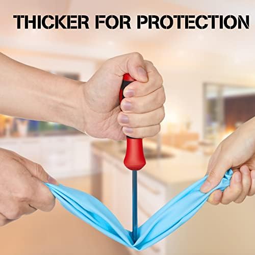12-Pair Dishwashing Gloves Reusable Cleaning Gloves for Kitchen Bathroom Painting Waterproof