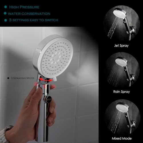 Handheld Shower Head for RVers - Polished Chrome