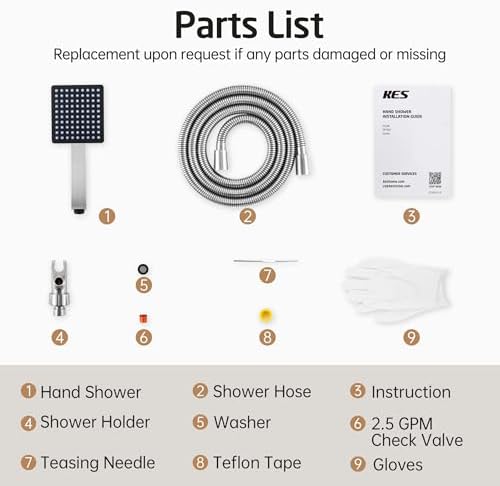 High-Pressure Stainless Steel Shower Head for Bathrooms