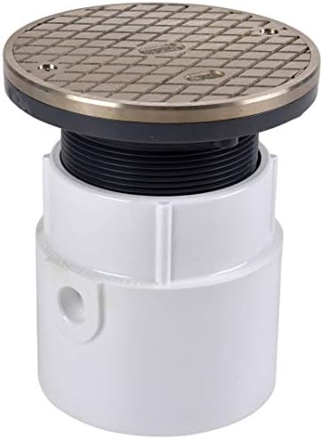 Oatey PVC Pipe Cleanout with 6-Inch Cover 4-Inch
