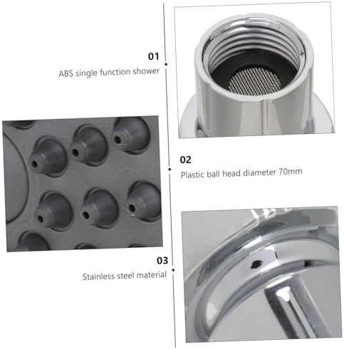 Luxury spa shower with adjustable angle for easy bathroom use