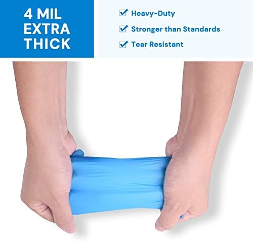 EDI Disposable Vinyl Gloves Powder-Free Latex-Free 400-Piece X-Large Set