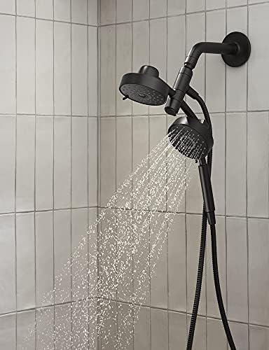 2-in-1 shower kit Full Coverage Spray Matte Black
