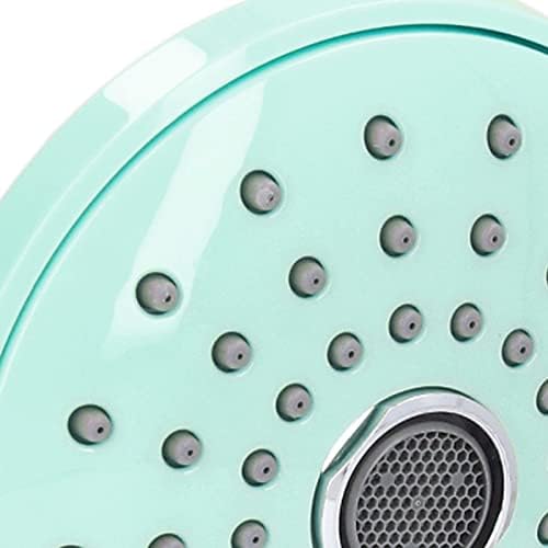 High-Pressure Shower with 2 Spray Modes and Mint Green