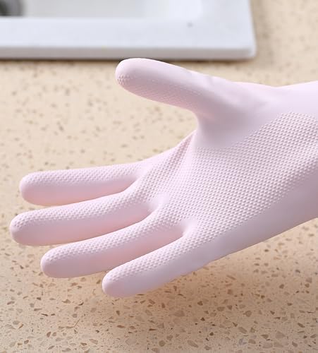 FJ-Manmiao3 Pairs Unlined Cleaning Gloves