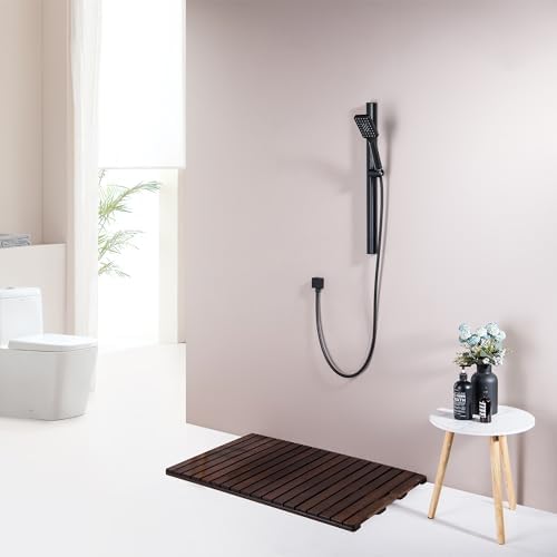 Sturdy Matte Black Tested Shower Head