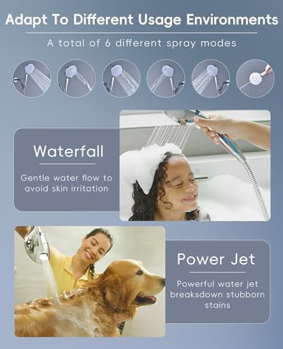 6-Modes High-Press Shower Head