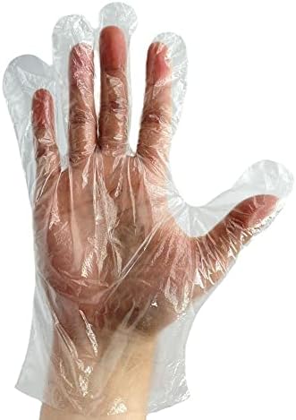 Premium X-Large 2 Mil Clear Vinyl Gloves Latex-Free Durable Comfortable