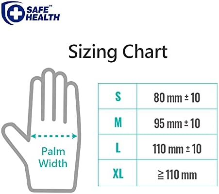 Safe Health Extra Large Vinyl Gloves Box of 90