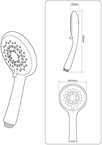 Triton White Shower Kit